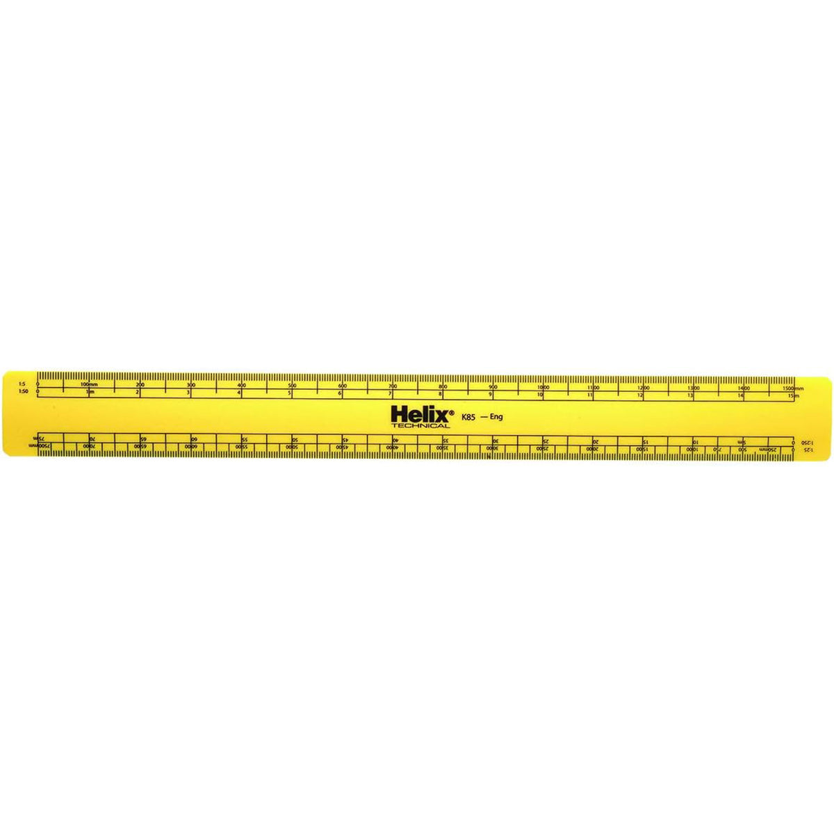 Helix 30cm Engineers Scale Ruler – Shatter Resistant Measuring Tool