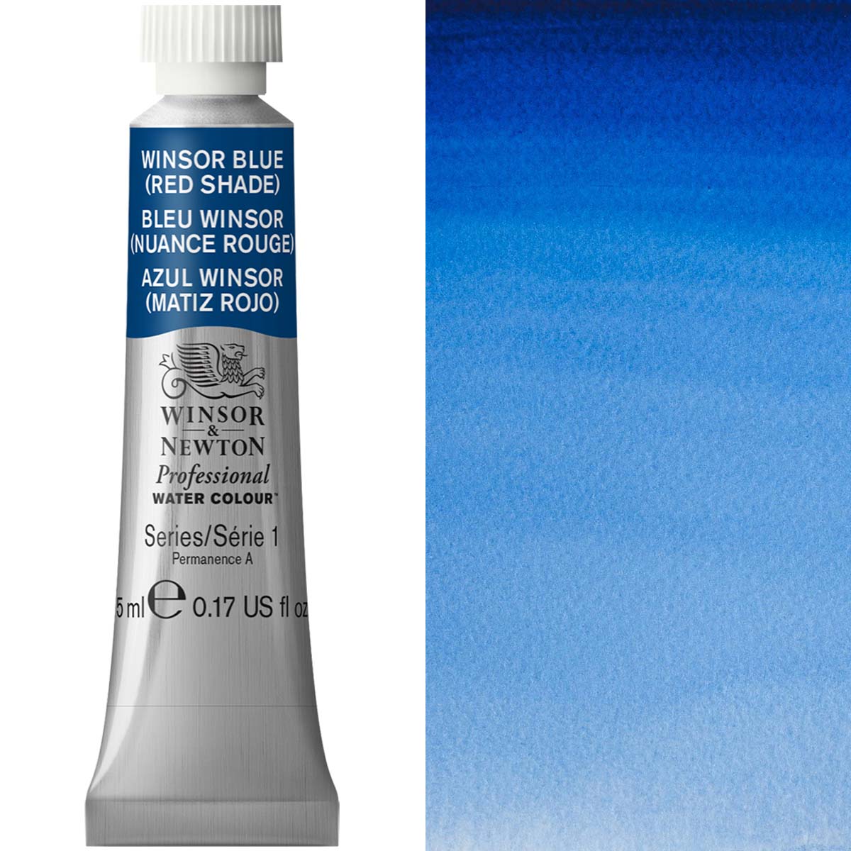 Winsor & Newton Professional Watercolour 5ml Windsor Blue (Red Shade) - Winsor & Newton at DRK Crafts