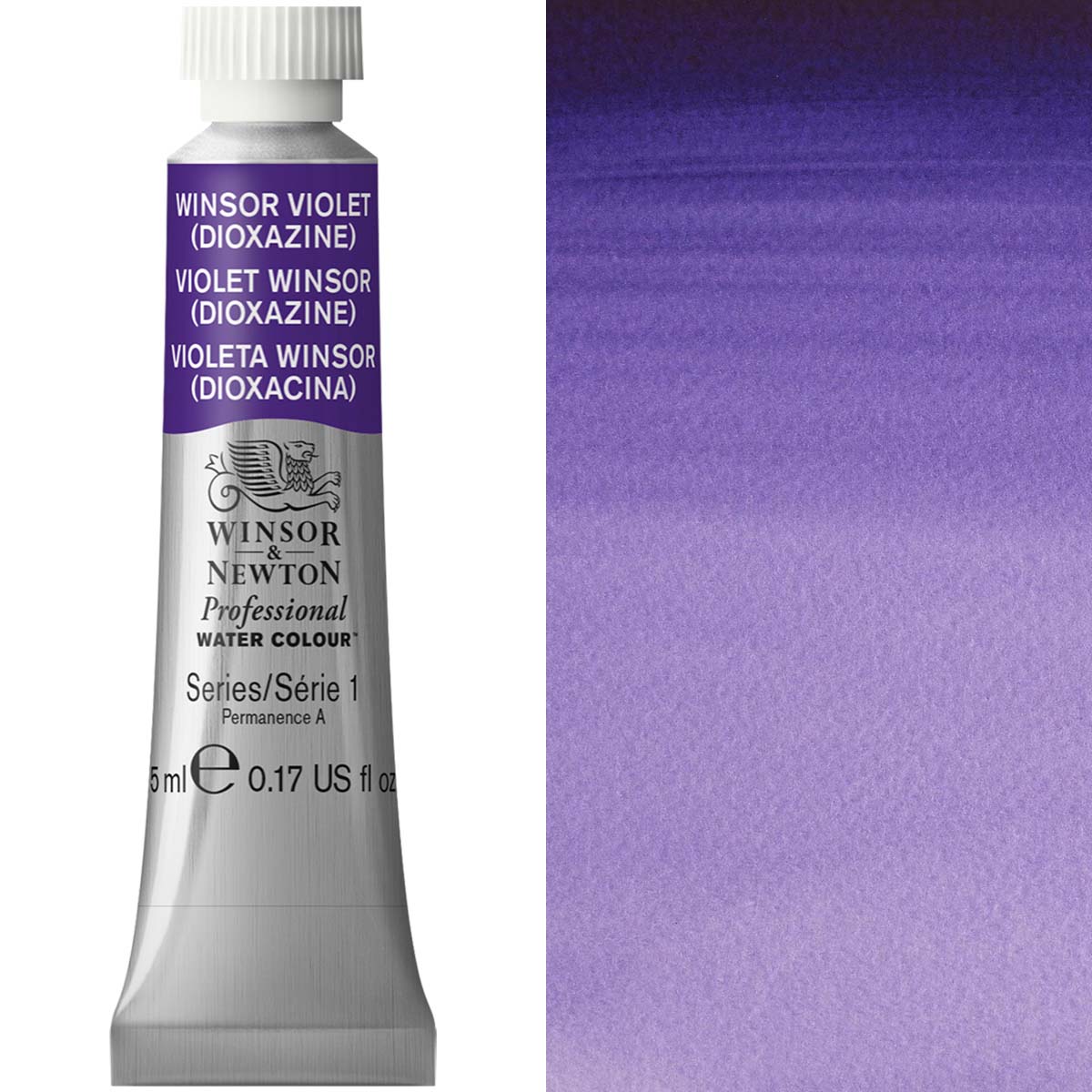 Winsor & Newton Professional Watercolour 5ml Winsor Violet Dioxazine - Winsor & Newton at DRK Crafts