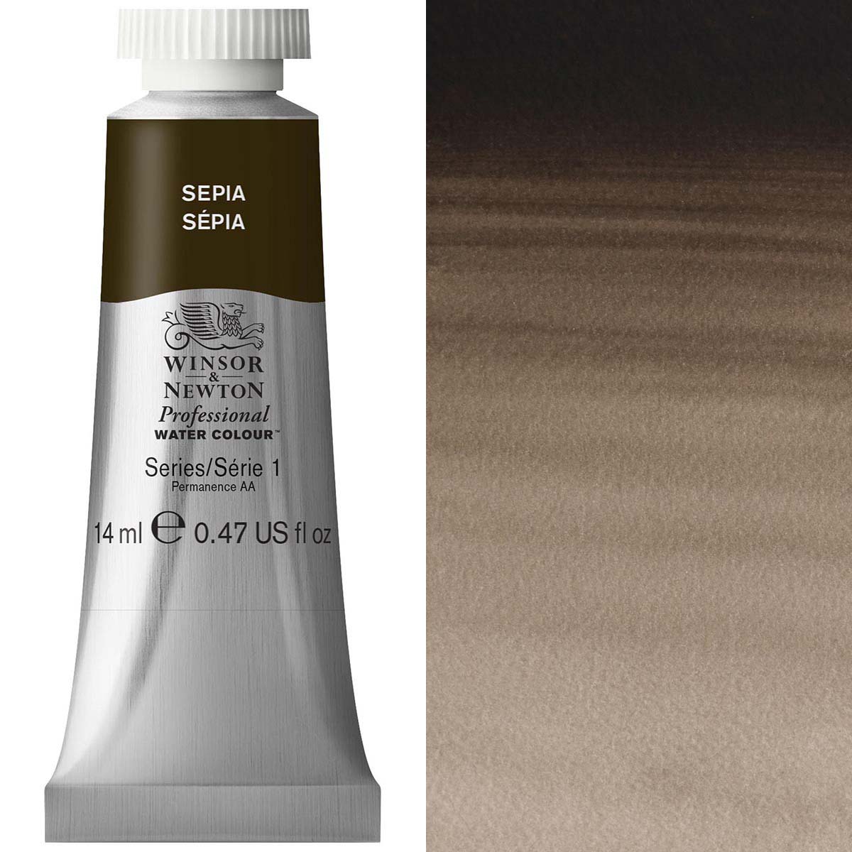 Winsor & Newton Sepia 14ml - S1 Professional Watercolour - Winsor & Newton at DRK Crafts