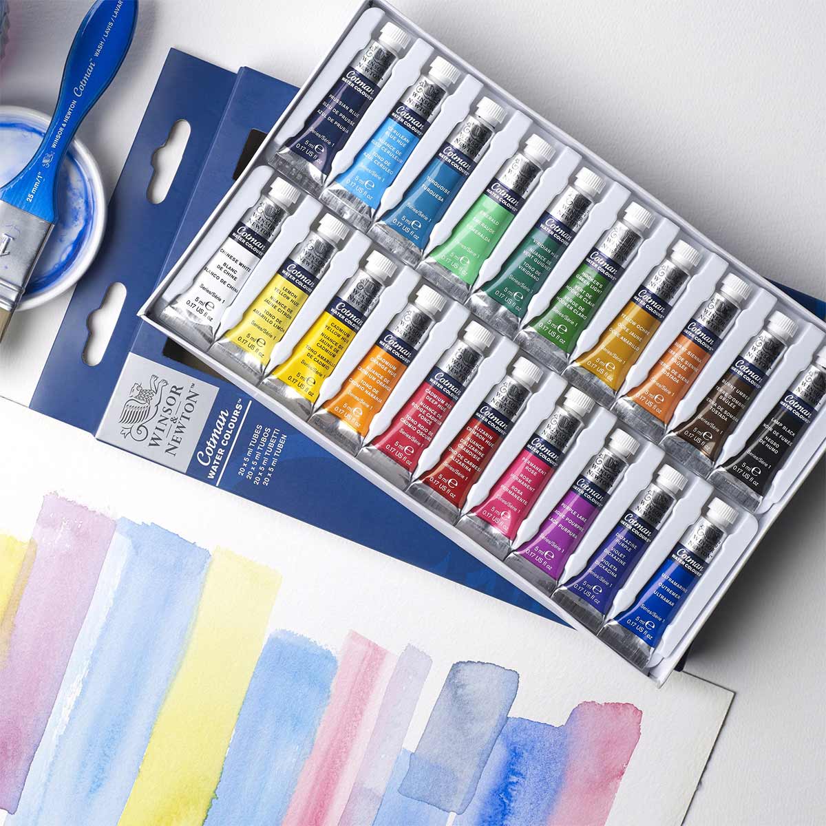 Winsor & Newton Cotman Watercolour Discovery Set 20x5ml - Winsor & Newton at DRK Crafts