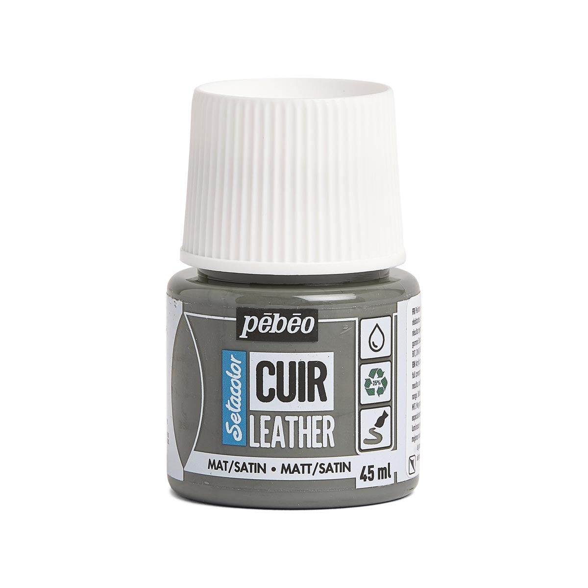 Pebeo Setacolor Leather - Concrete Grey (45ml)