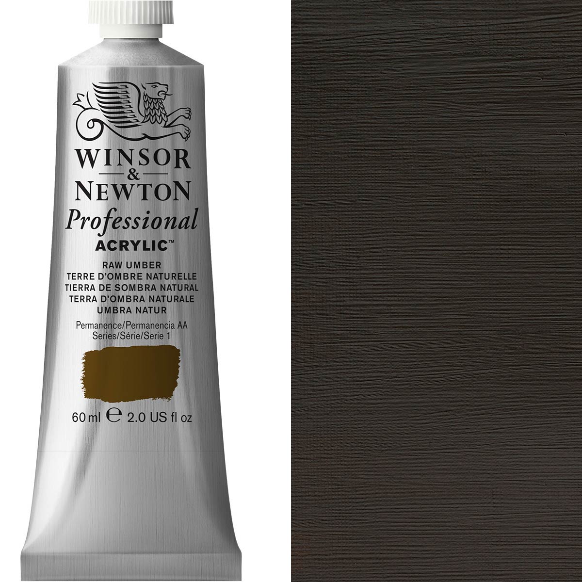 Winsor & Newton Professional Acrylic 60ml Raw Umber - Winsor & Newton at DRK Crafts