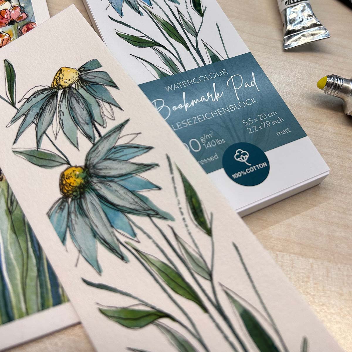 Hahnemuhle Expression Bookmark – 5.5 x 20cm – 15 Sheets