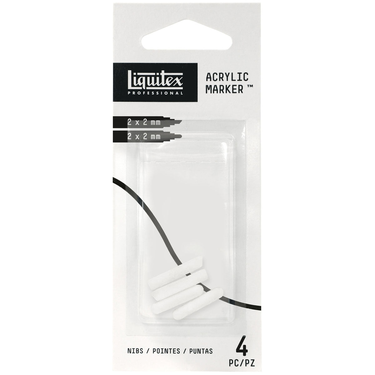 Liquitex LQX Proffesional Marker Nibs Set (2xF + 2xW)