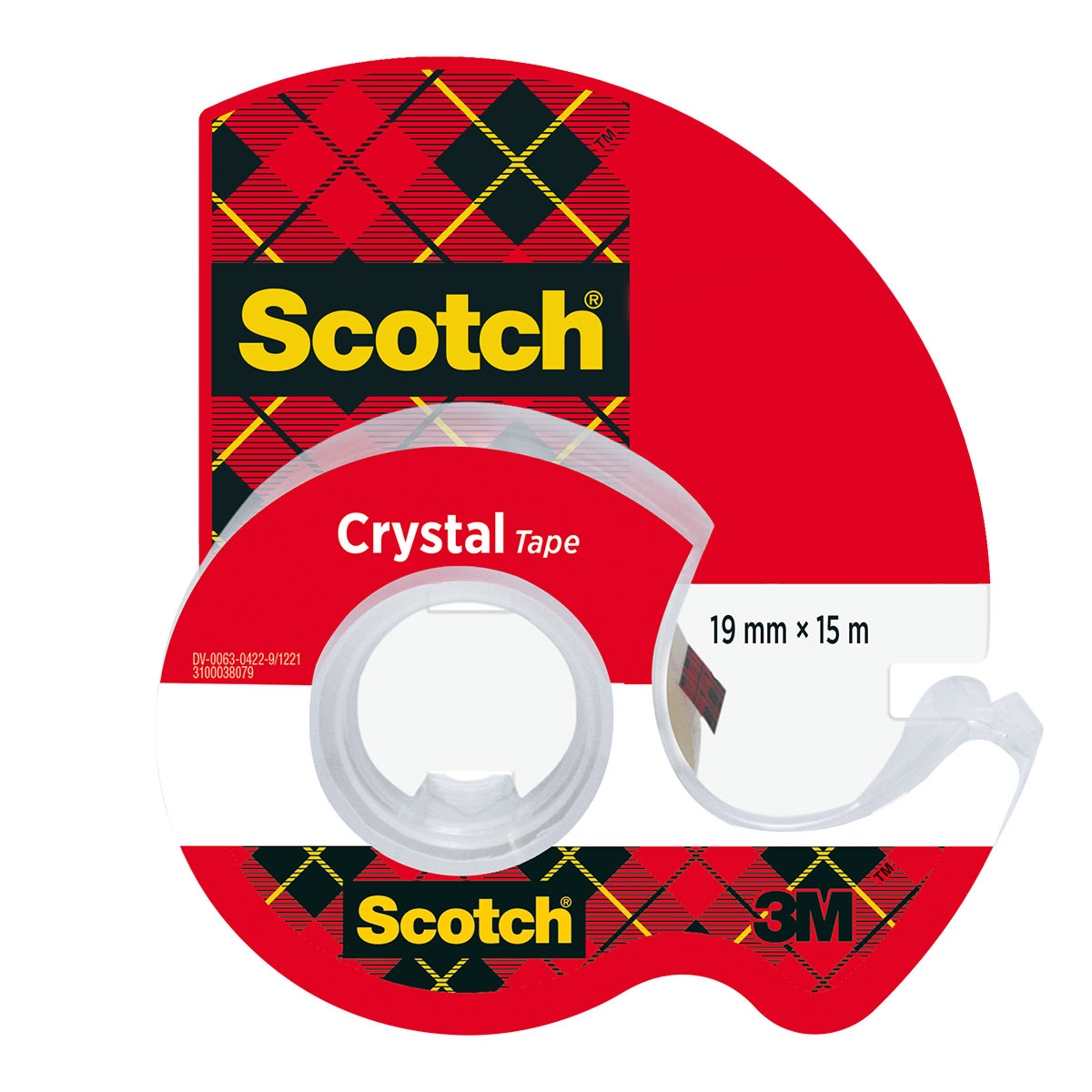 3M Scotch Crystal Tape 15m Roll
