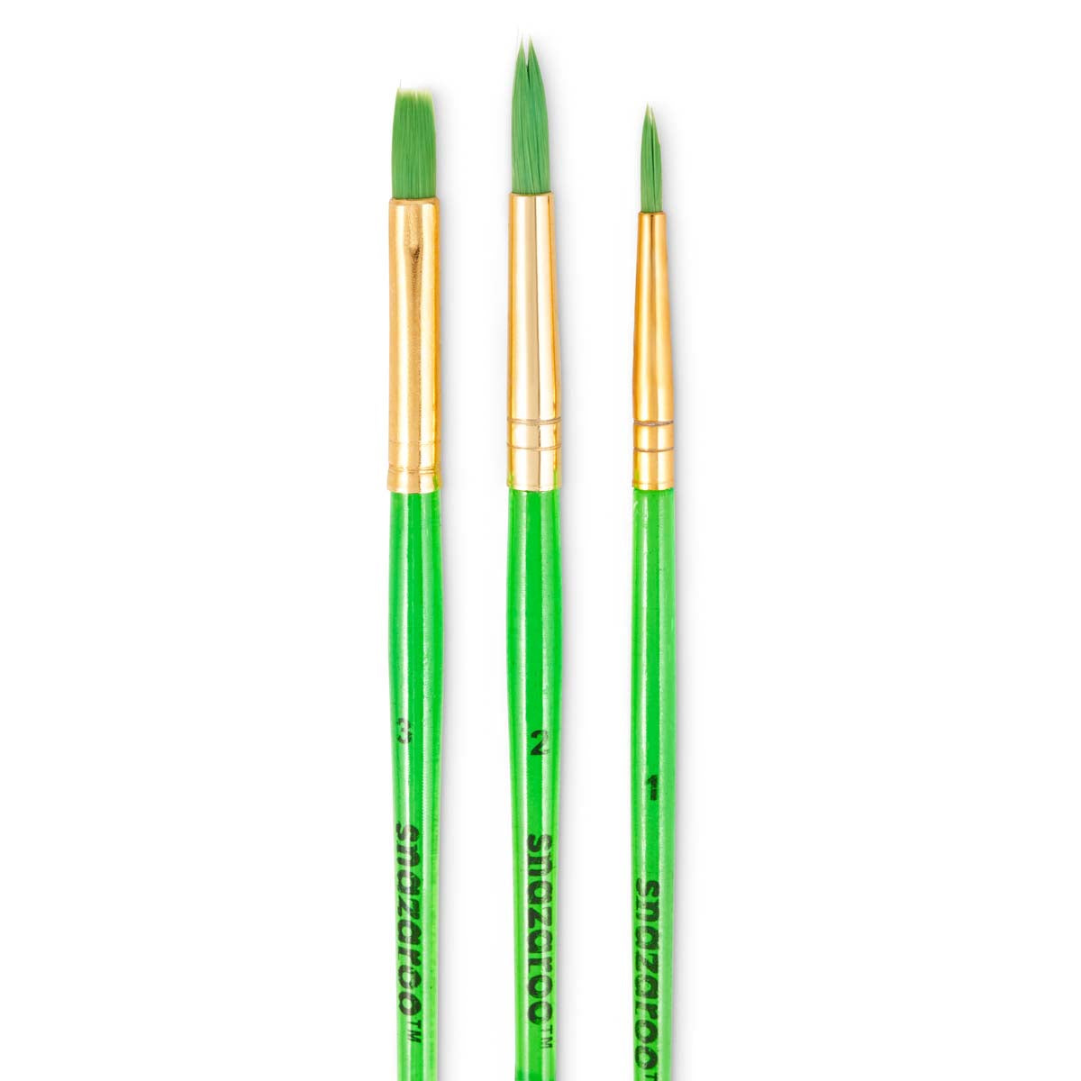 Snazaroo Face Paint 3 Brush Hang Pk Unisex (Yellow/Gr