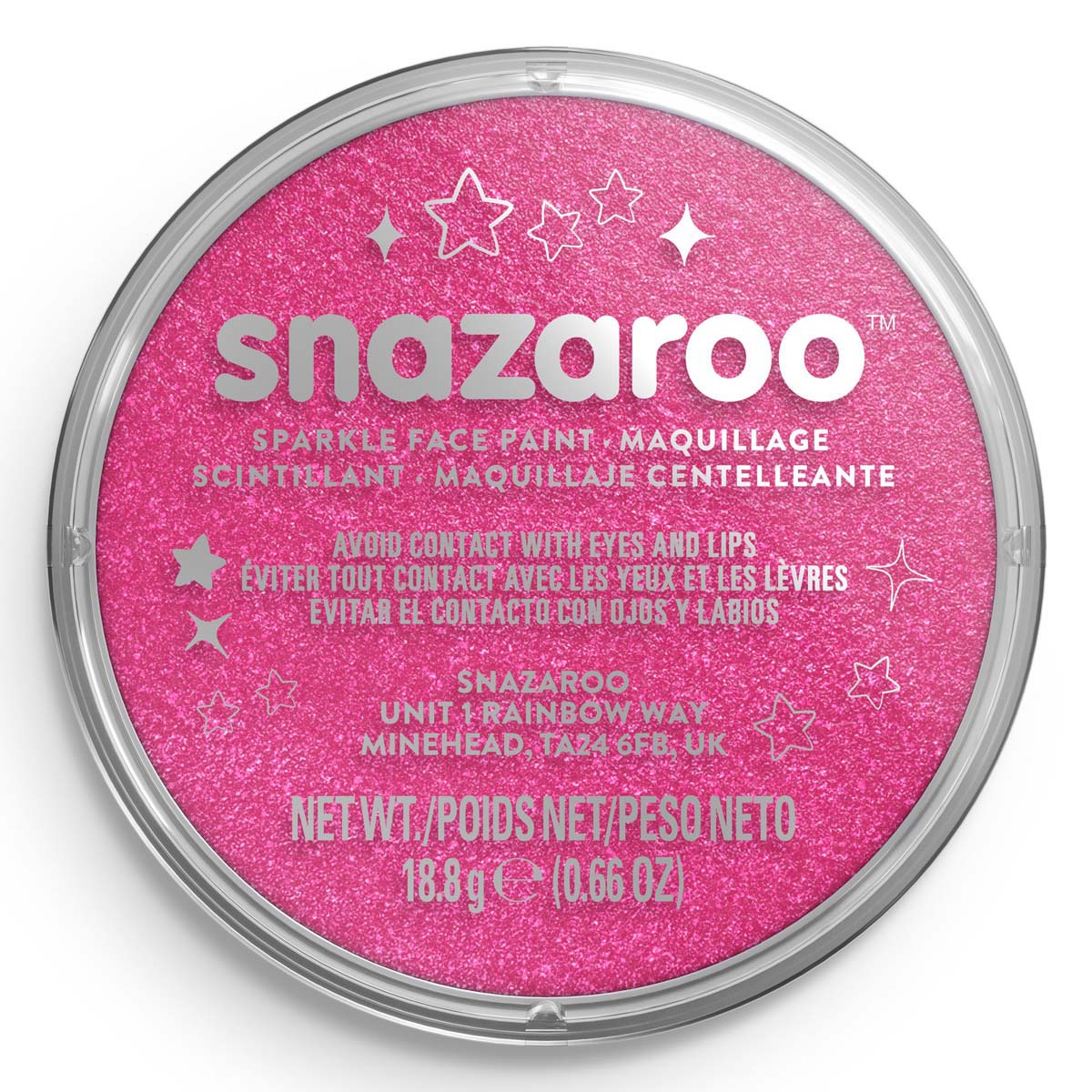Snazaroo Face Paint 18ml Sparkle Pink