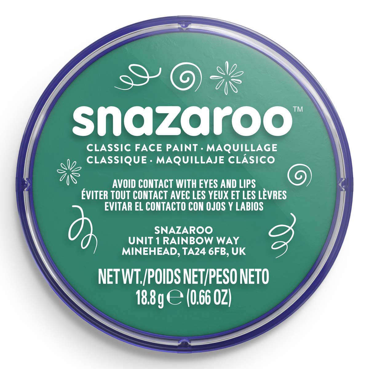 Snazaroo Face Paint 18ml Classic Teal