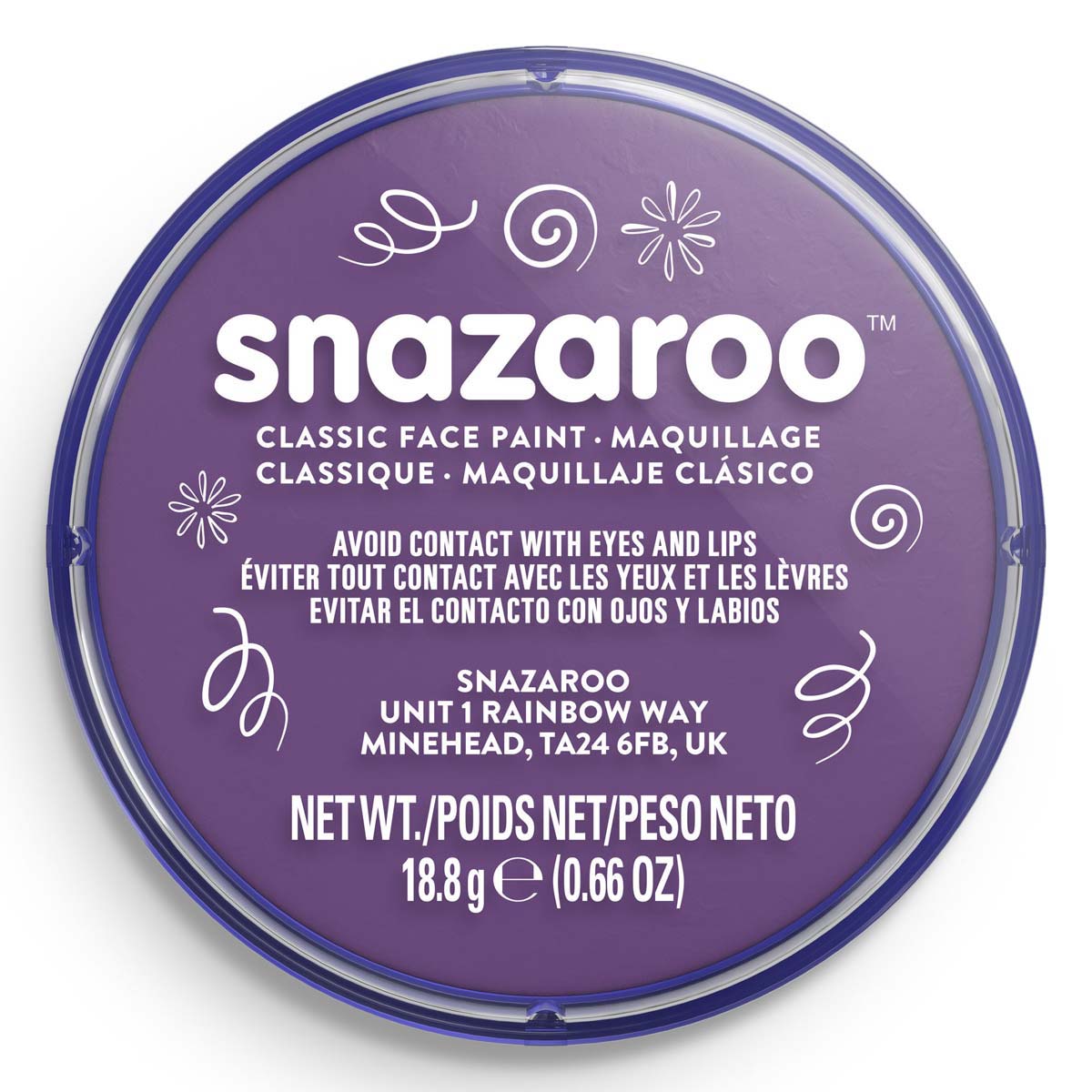 Snazaroo Face Paint 18ml Classic Purple