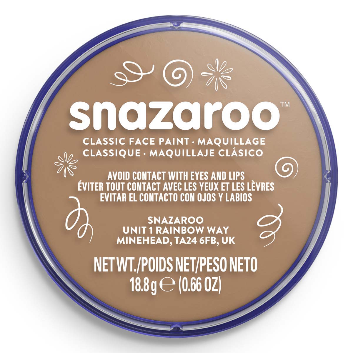 Snazaroo Face Paint 18ml Classic Light Beige