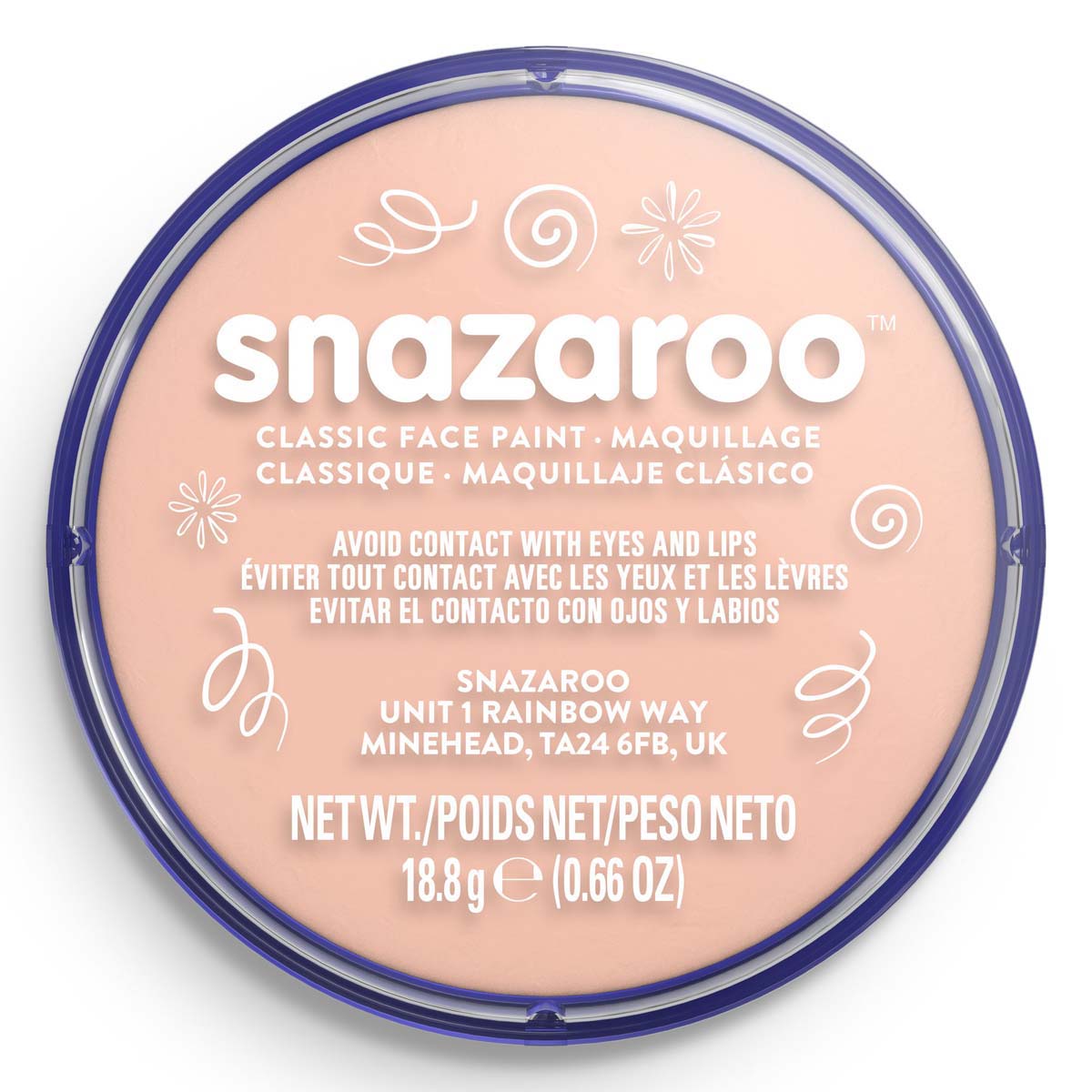 Snazaroo Face Paint 18ml Classic Complexion Pink