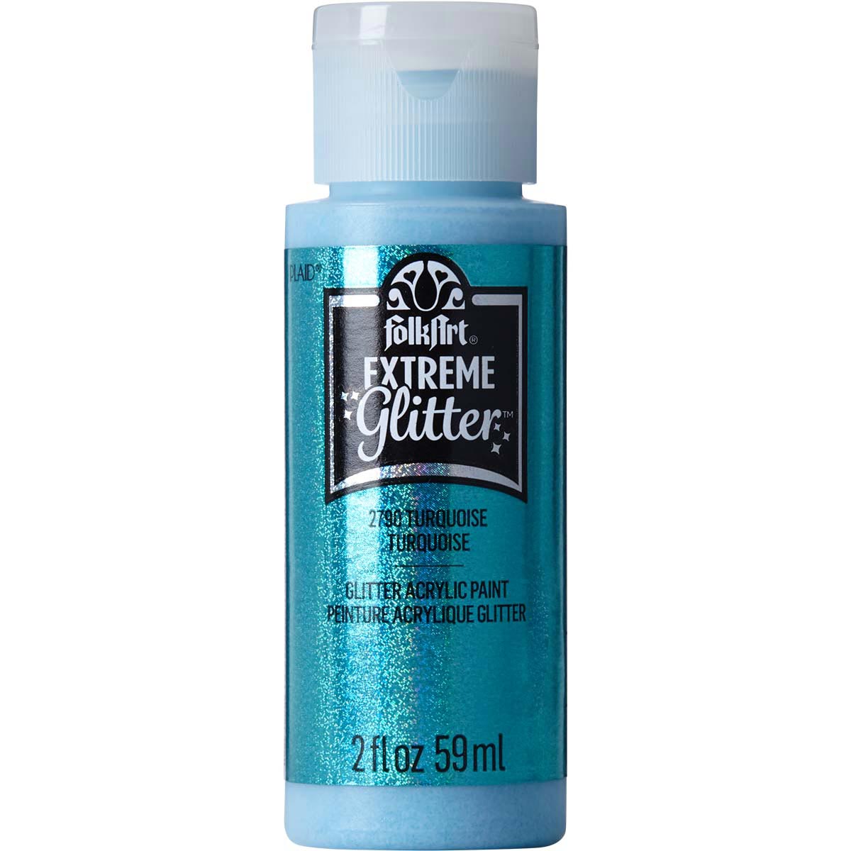 FolkArt Extreme Glitter – Turquoise 2oz – 59ml (2oz)