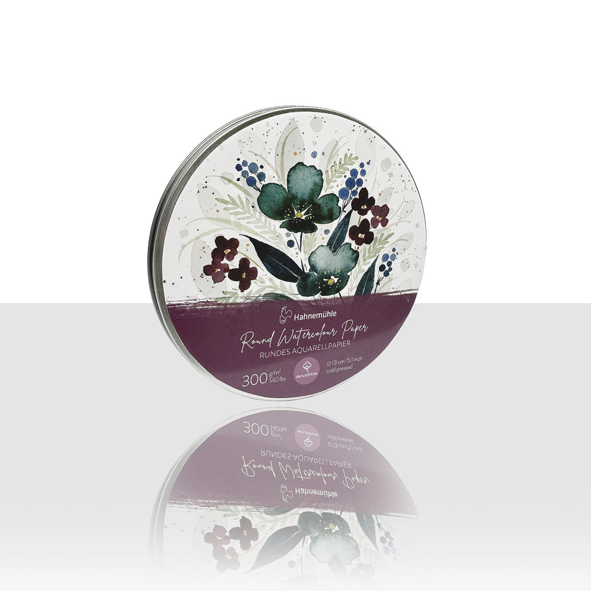 Hahnemuhle Expression Round Watercolour Paper 13cm – 30 Sheets – 300gsm – Cold Pressed