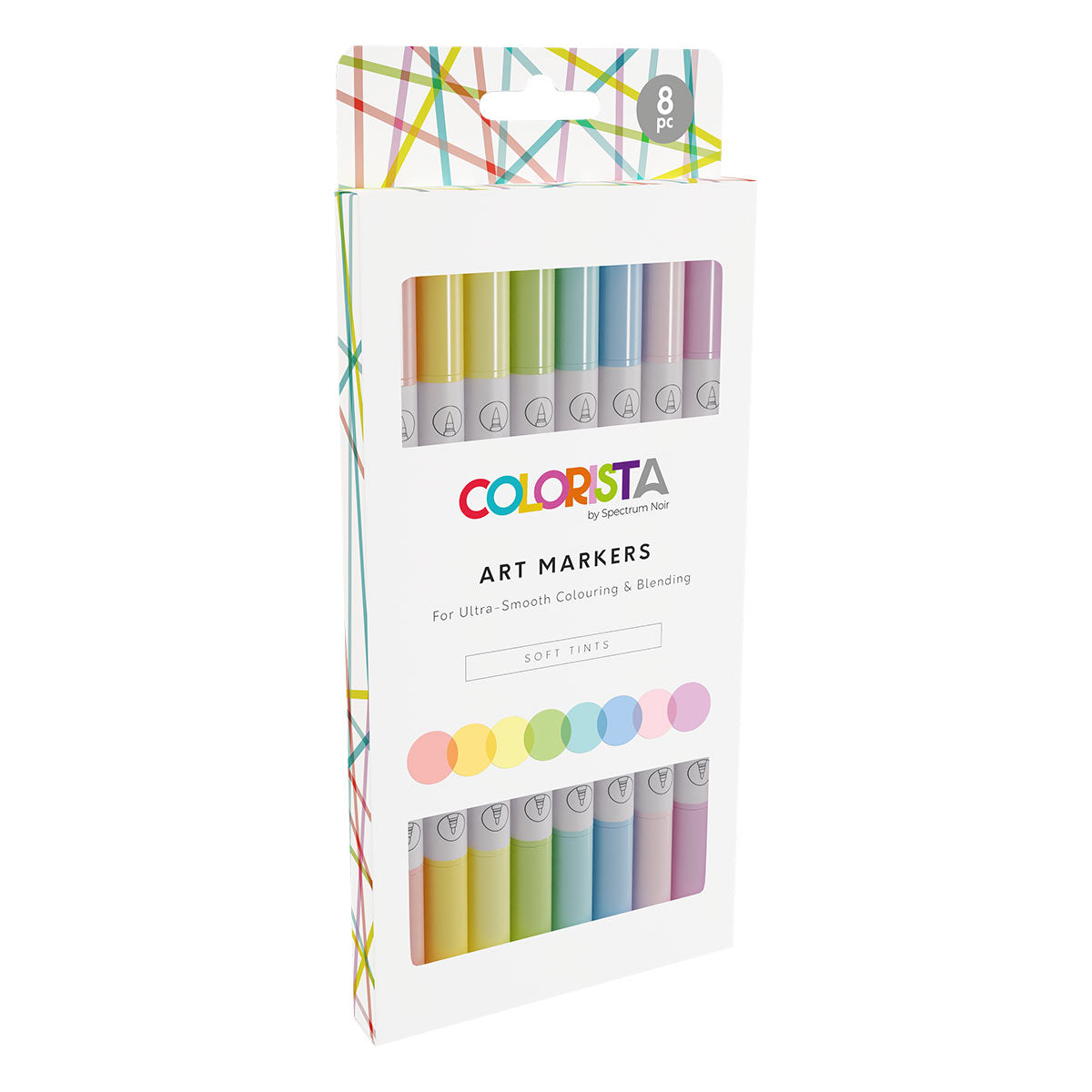 Crafter's Companion Colorista - Art Marker - Soft Tints 8pc