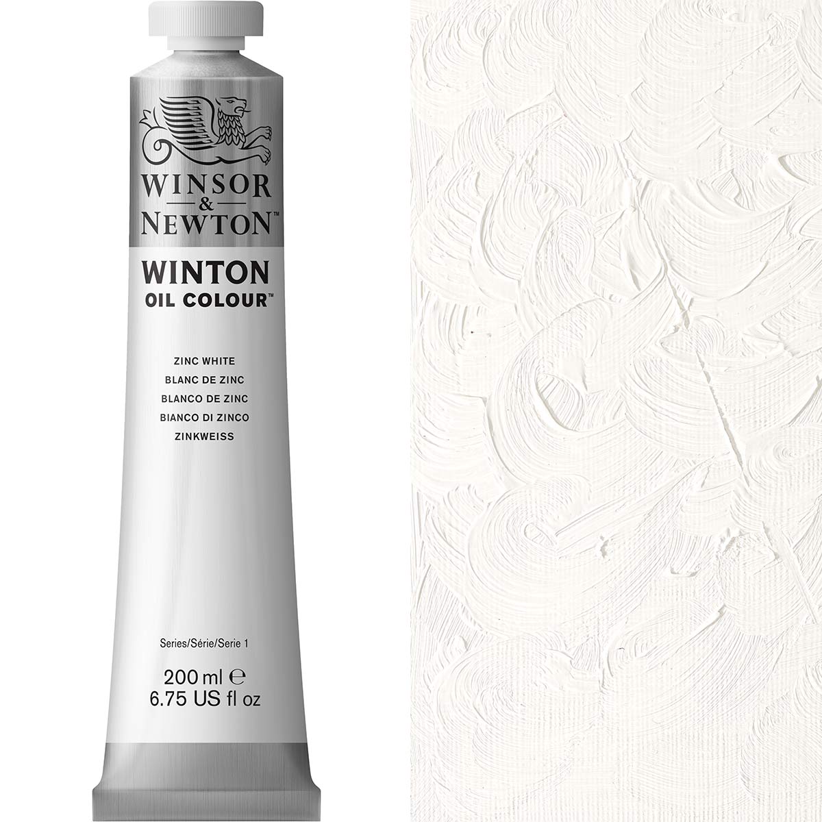 Winsor & Newton Winton Oil Colour 200ml Zinc White - Winsor & Newton at DRK Crafts