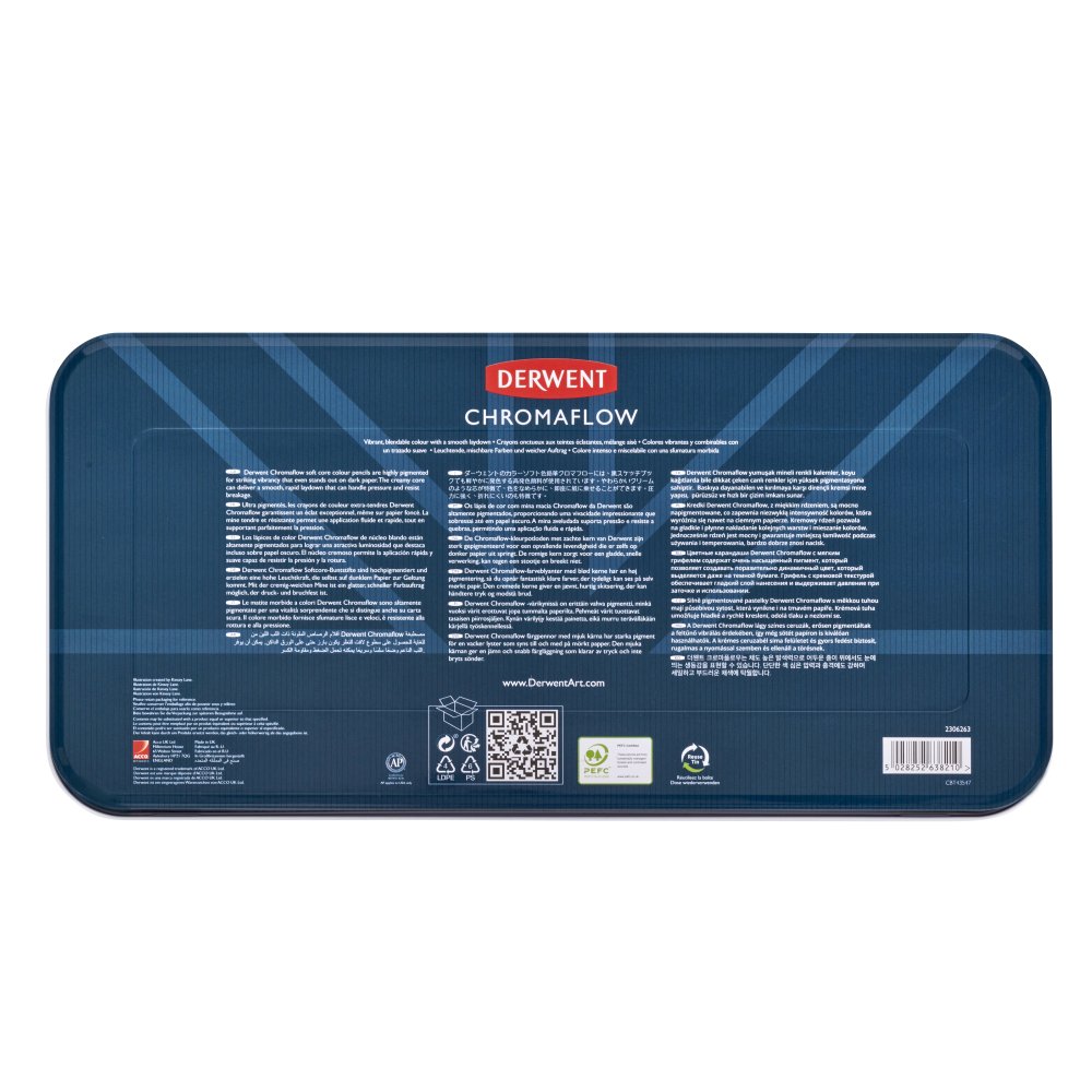 Derwent Chromaflow Pencils (150) Tin