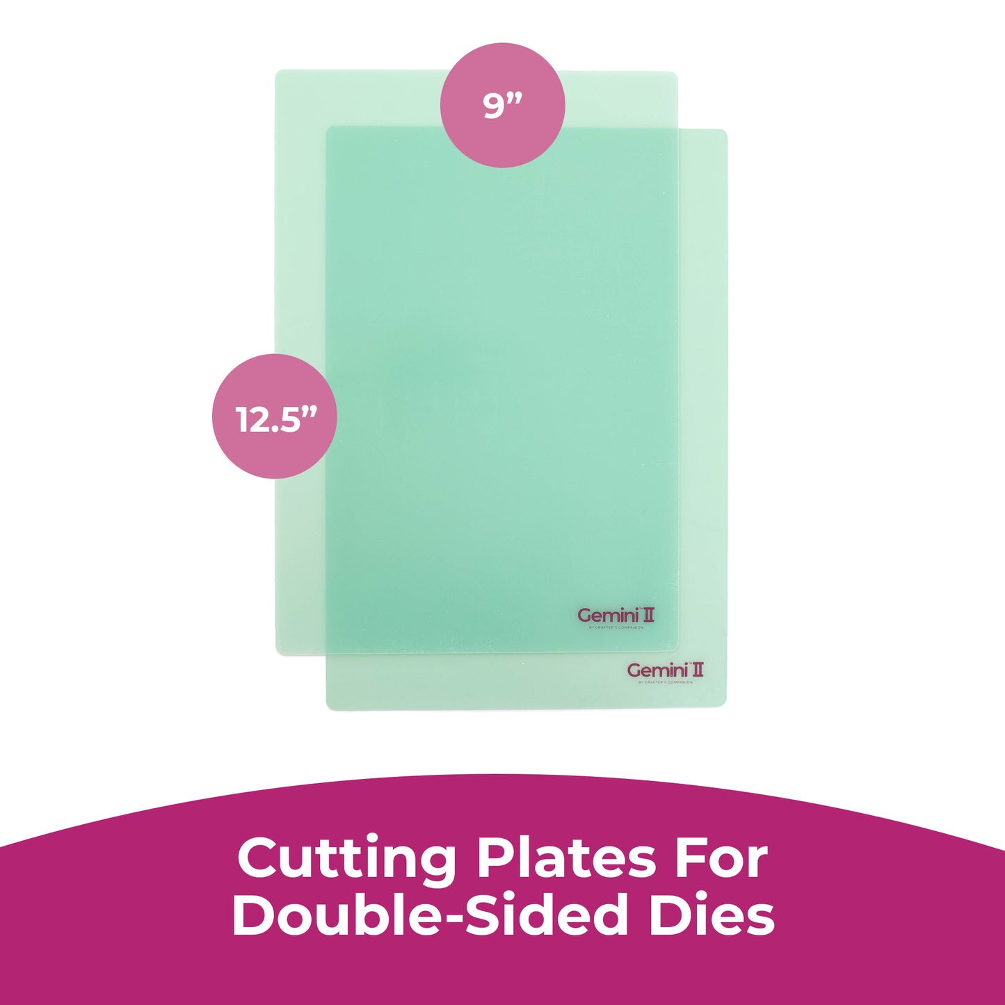 Crafter's Companion Gemini II Accs - Cutting Plates for Double-Sided Dies