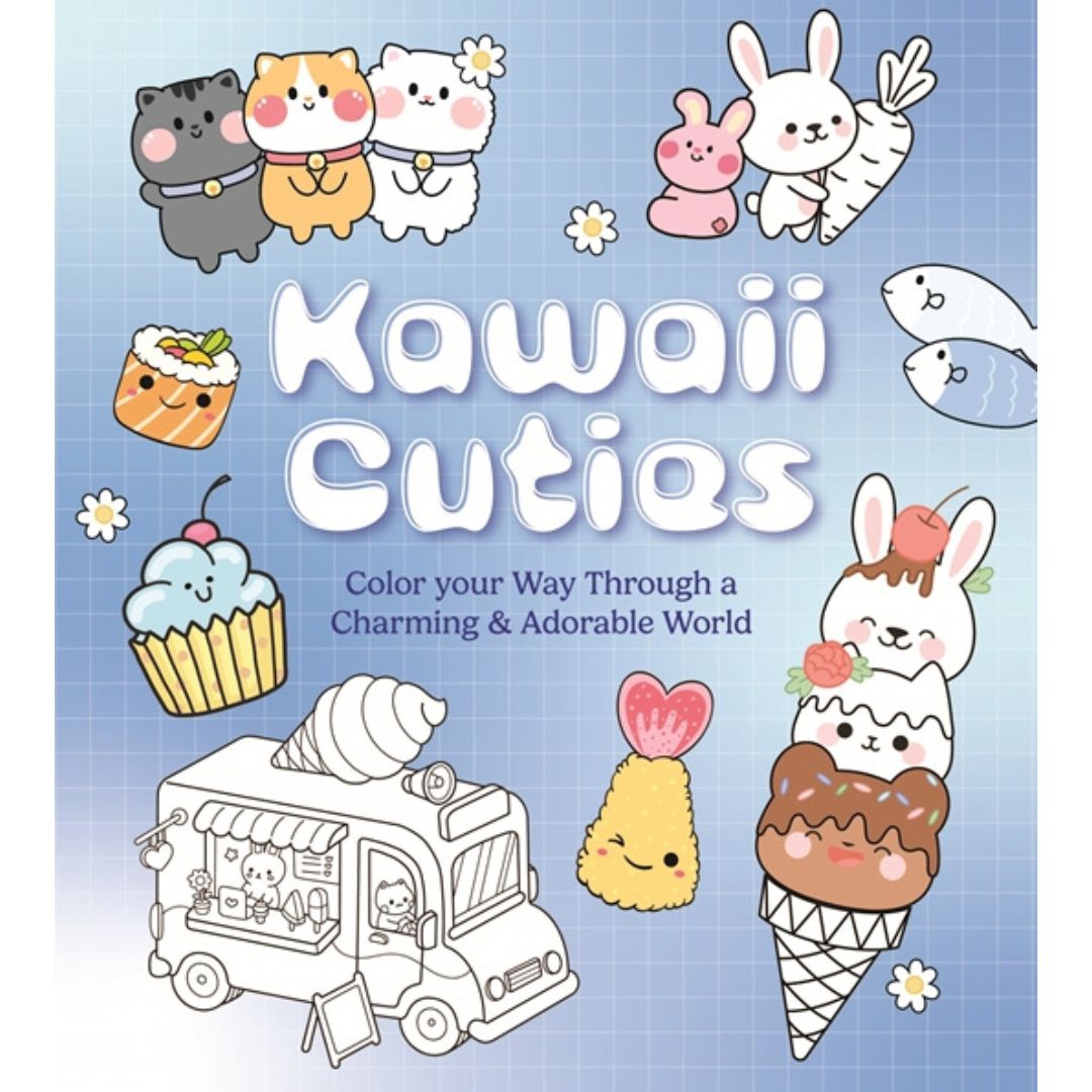 Kawaii Cuties Coloring Book