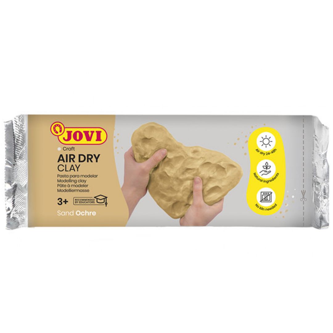 Jovi Air-Dry Clay Bar – 250g – Ocher