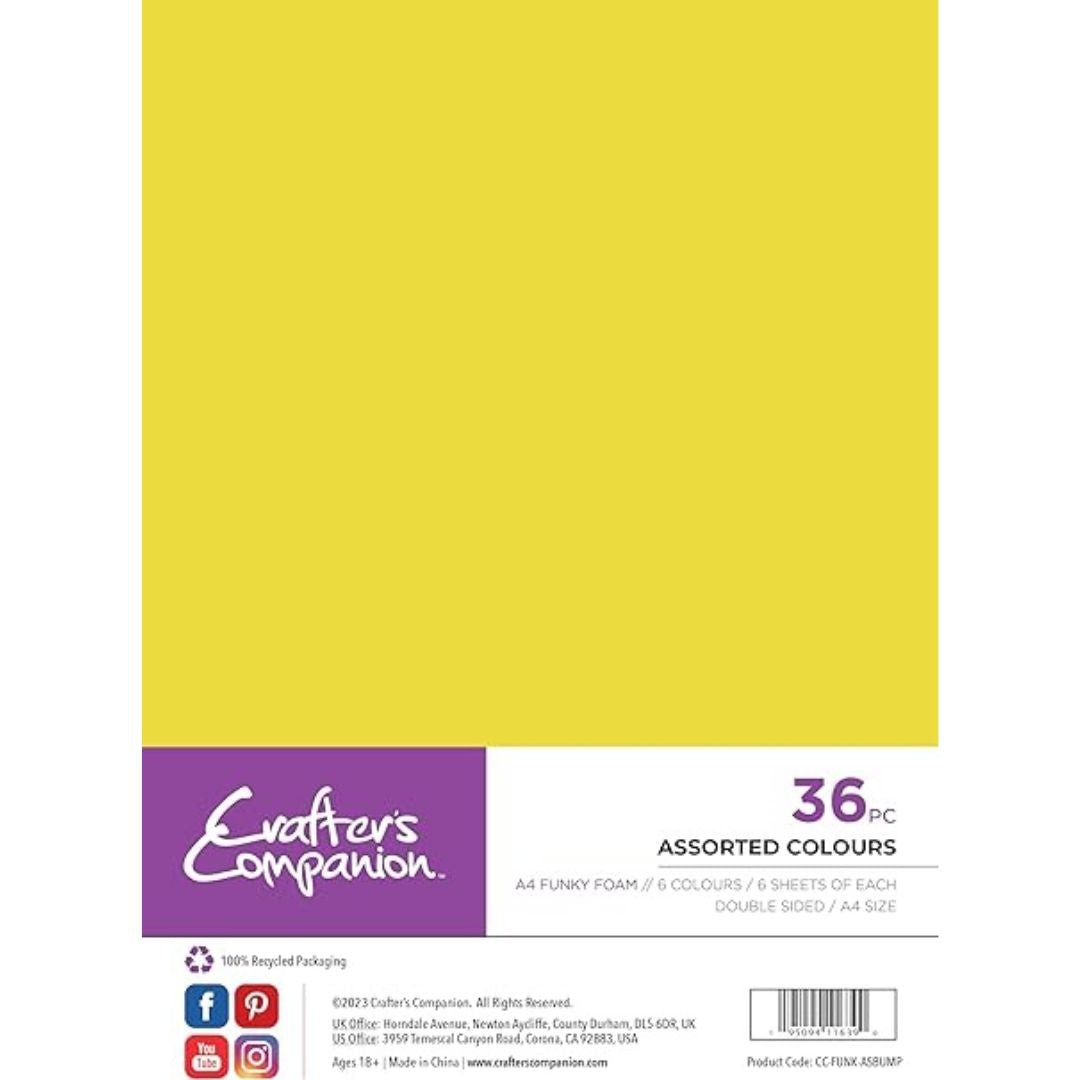 Crafter's Companion - A4 Funky Foam - Bumper Pack 36pc