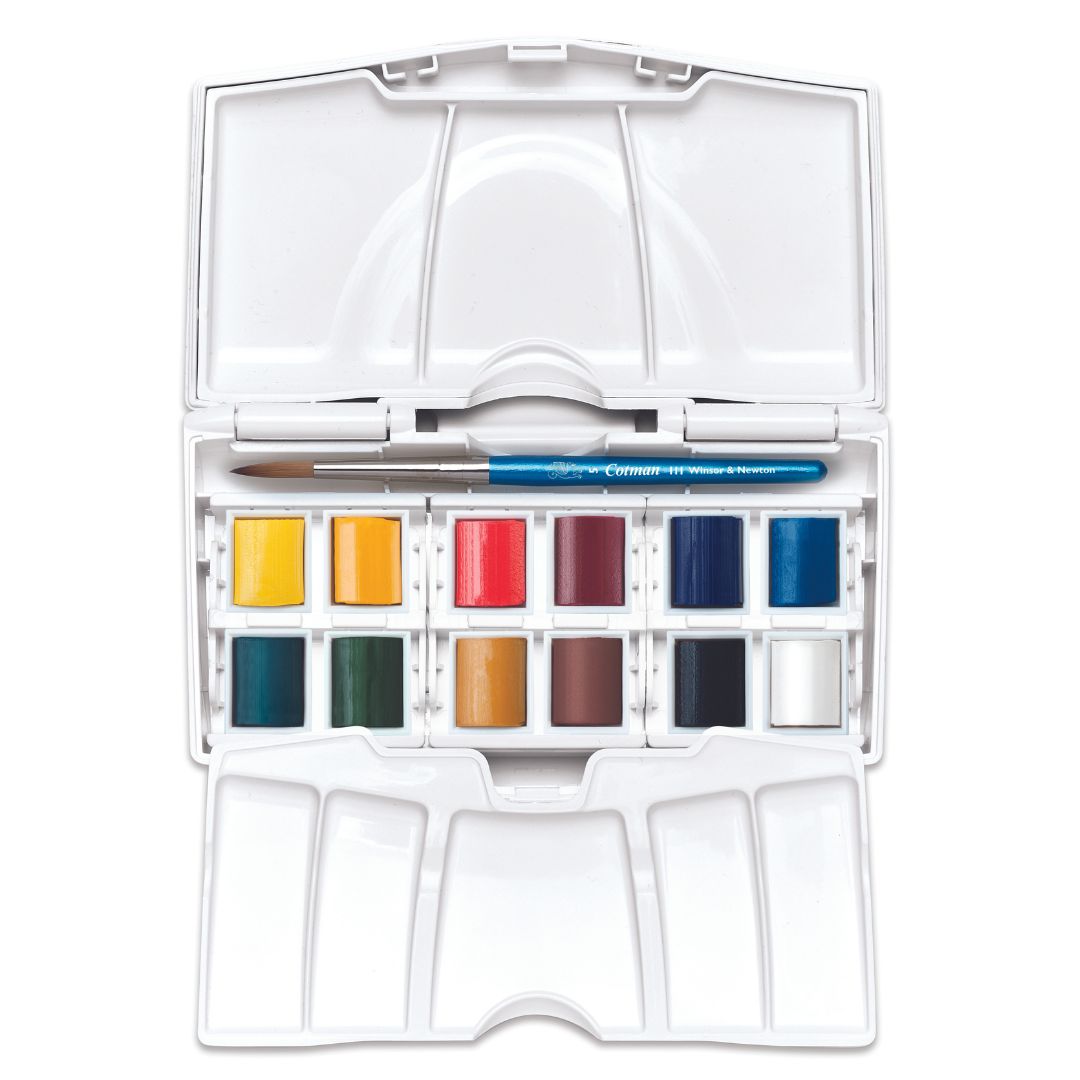 Winsor & Newton Cotman Watercolours Pocket Plus - 12 s - Winsor & Newton at DRK Crafts