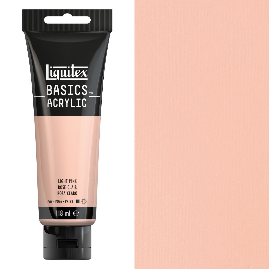 Liquitex Basics Acrylic 118ml Acrylic Paint - Light Pink