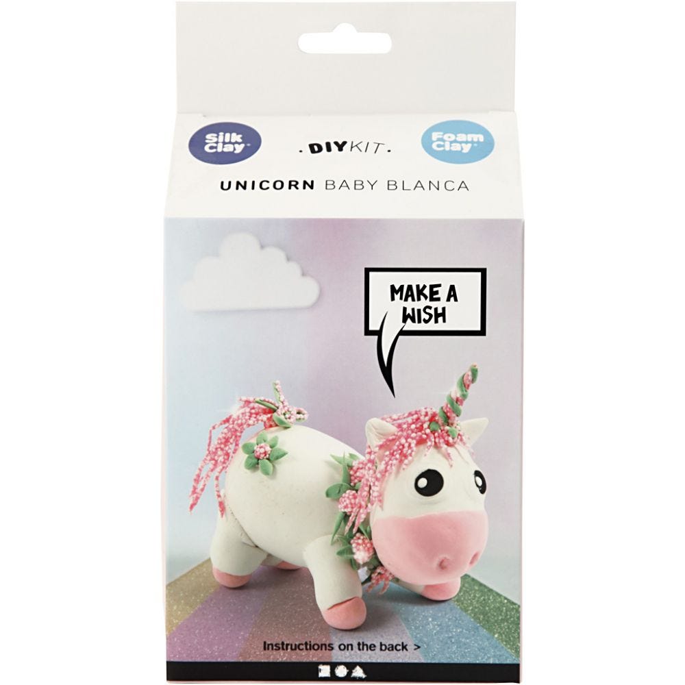 Create Crafts DIY Kit Foam Clay Kits Unicorn - Rose