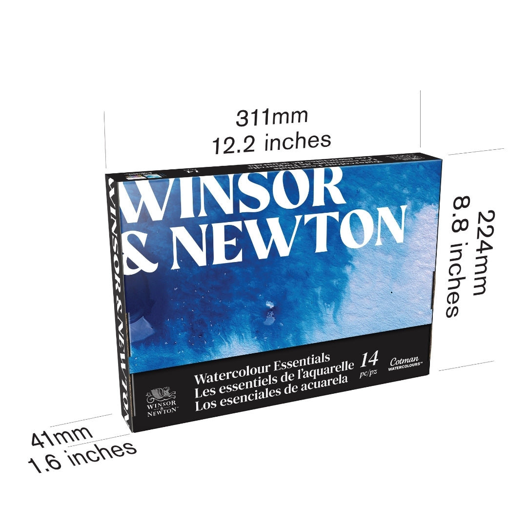 Winsor & Newton Cotman Watercolour Cardboard Set 10X5ml - Winsor & Newton at DRK Crafts