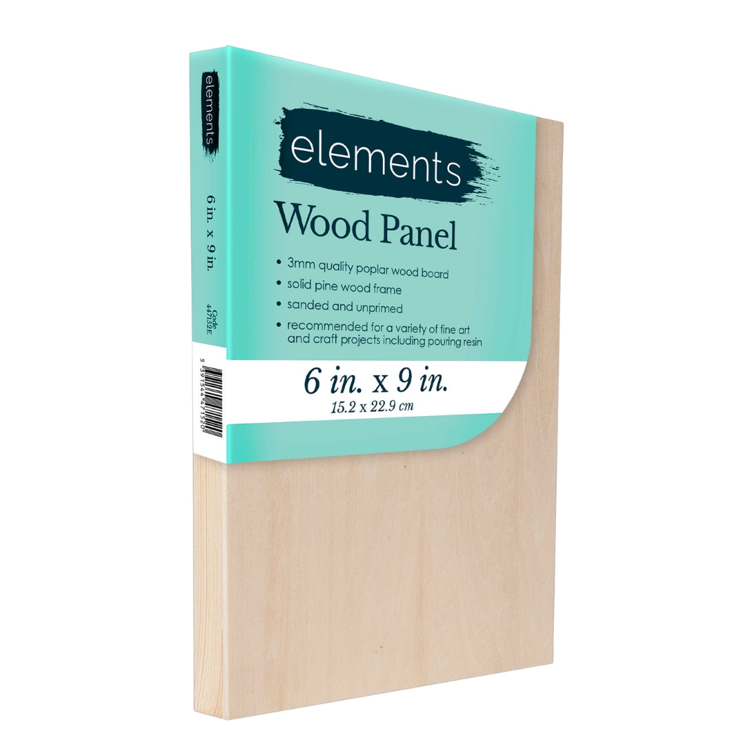 Elements Wooden Panel - 6x9inch – Art & Craft Essential