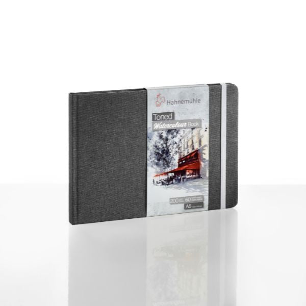 Hahnemuhle Toned Watercolour Book Grey – A5