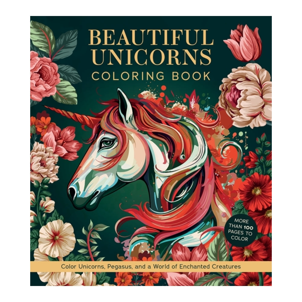 Walter Foster Beautiful Unicorns Coloring Book
