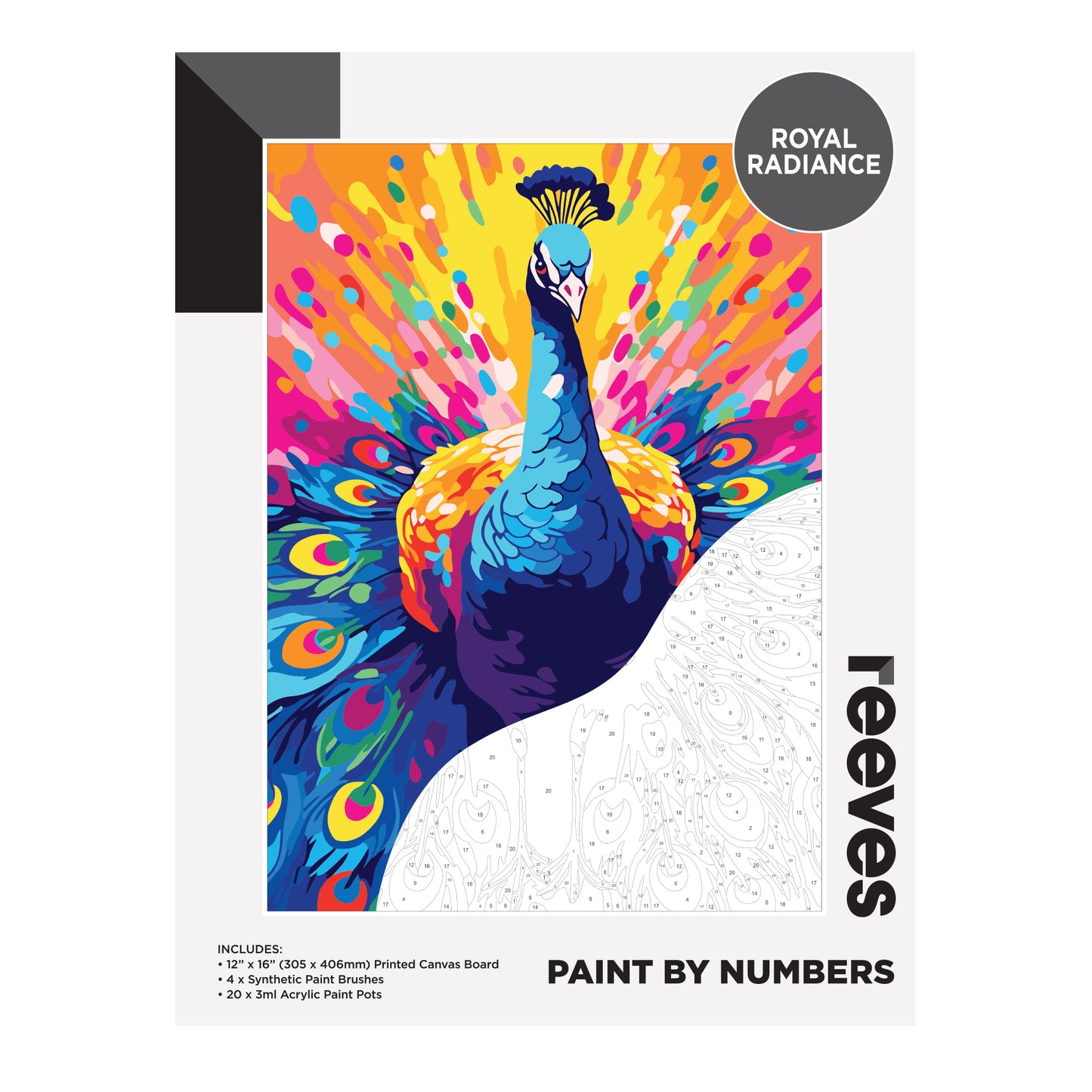 Reeves Paint by Numbers 12 x 16 in – Royal Radiance