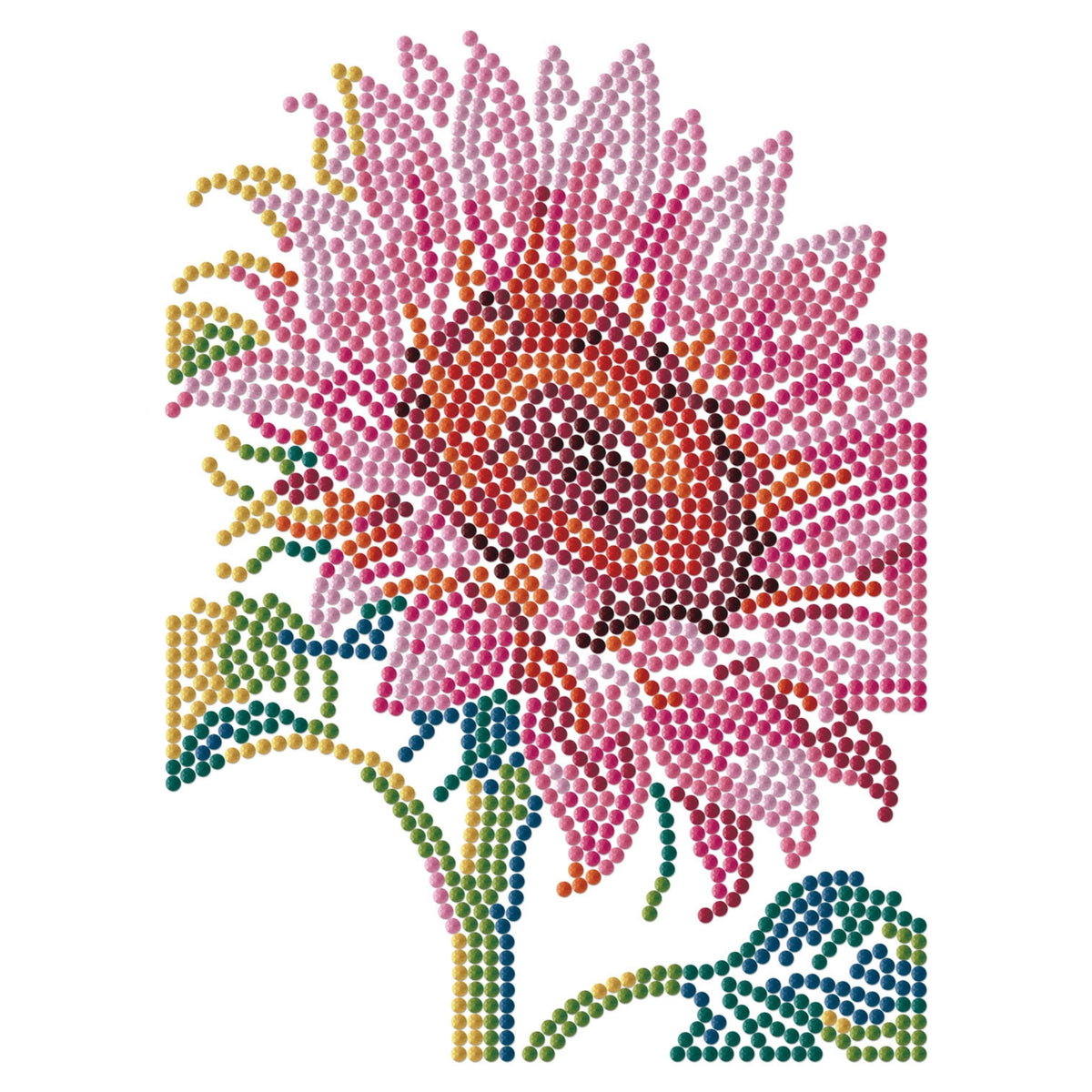Diamond Dotz Stretched Canvas – Ruby Eclipse – 15 x 20cm