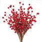 Occasions Berries Red Small 1 bunch of 12 berries, 10mm