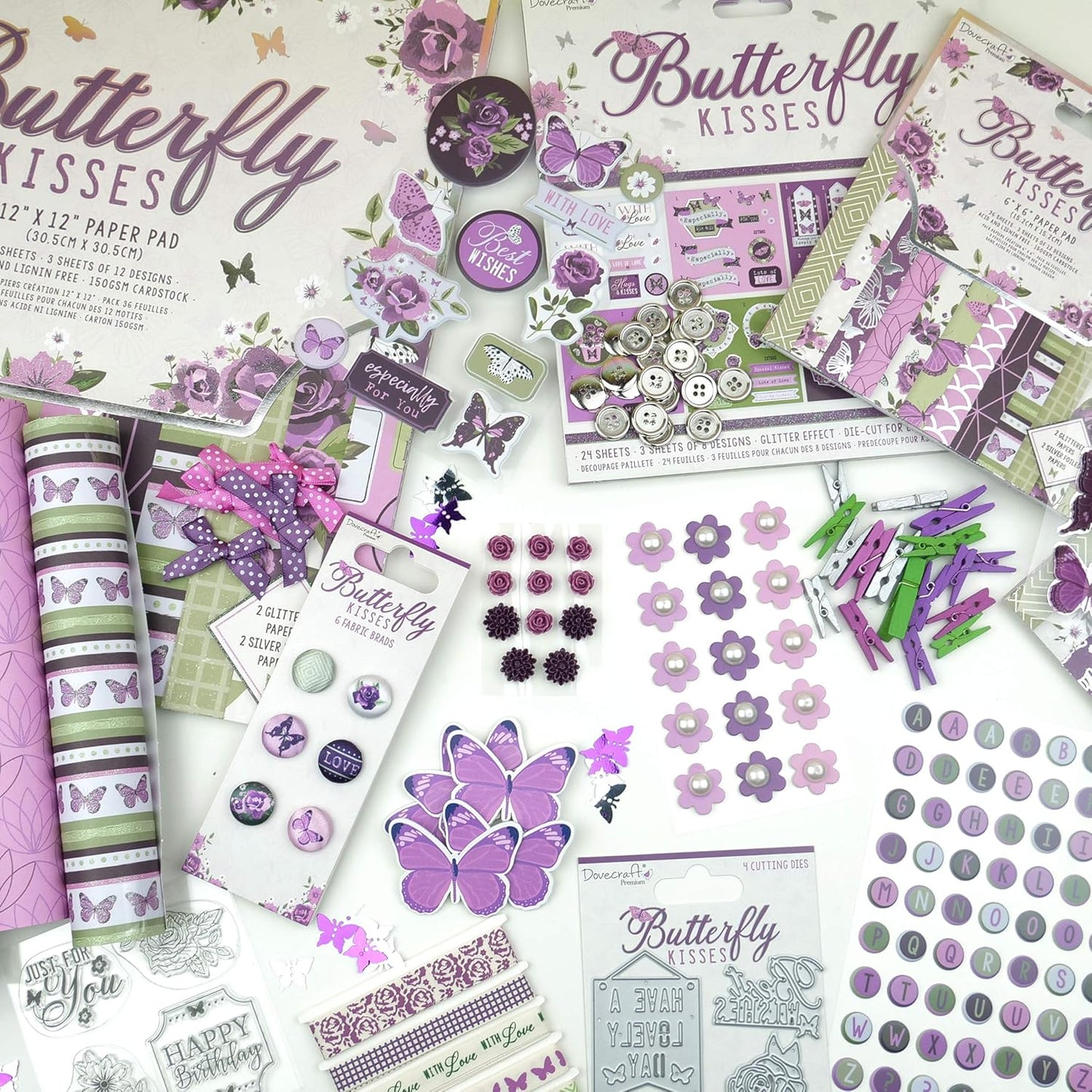 Dovecraft Premium Butterfly Kisses Steel Cutting Die