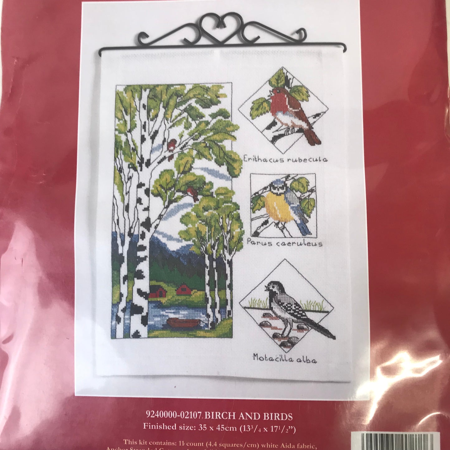 Anchor Counted Cross Stitch Kit Birch and Birds