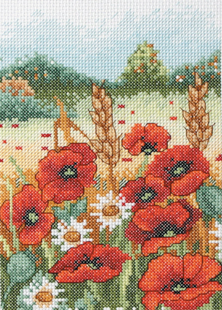 Anchor Counted Cross Stitch Kit Poppy Field