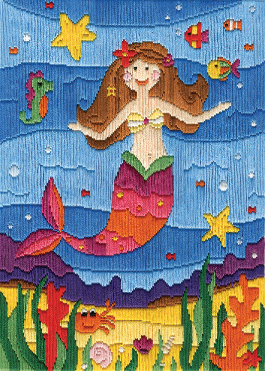Anchor Long Stitch Kit Mermaid