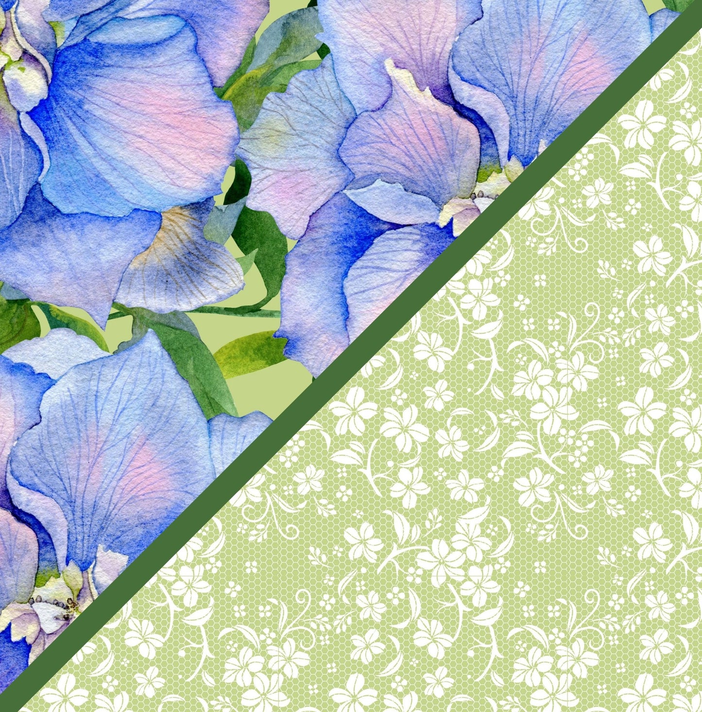Digital Kit A4 Papers Bluebell Woods - 12 Designs
