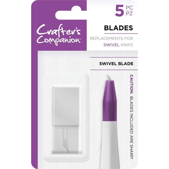 Crafters Companion - Knife Replacement Blades - Swivel (5PC)