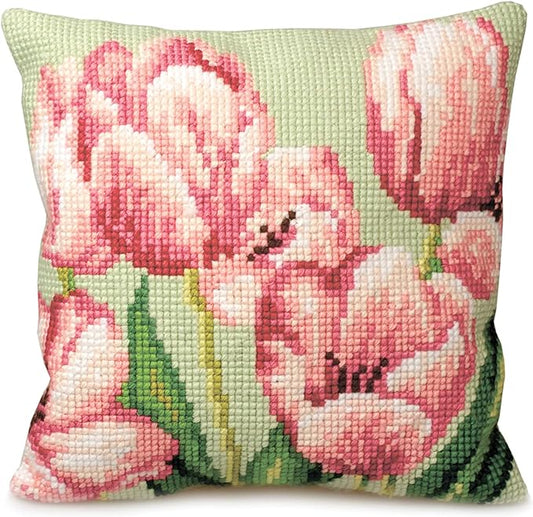 Collection D'Art - Cross Stitch Cushion Front Kit - Tulip -