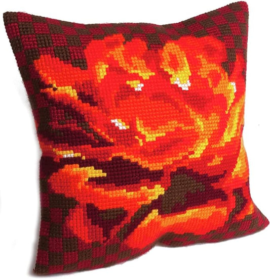 Collection D'Art - Cross Stitch Cushion Front Kit - Velvet Rose