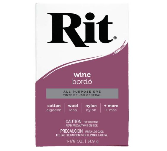 Wine - Rit Dye - 1.125oz