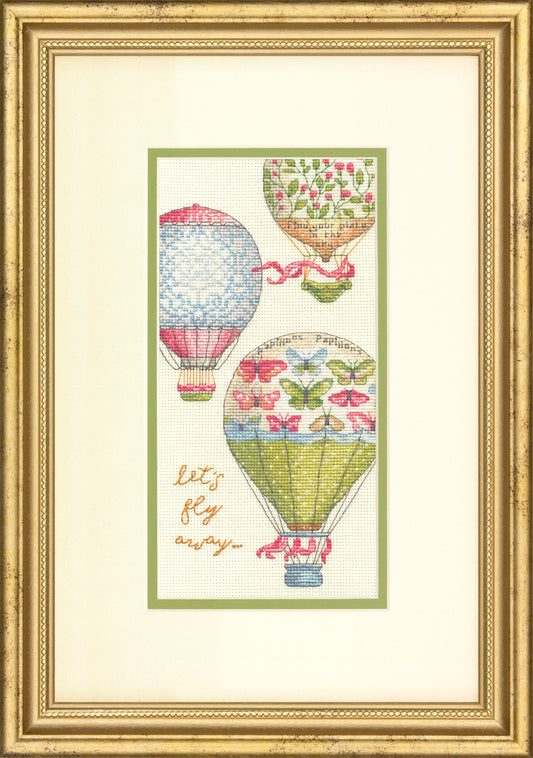 Dimensions Counted Cross Stitch Kit Let's Fly Away