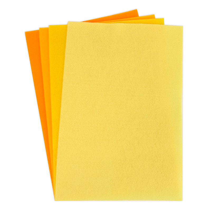 Dovecraft A4 Felt - Yellows