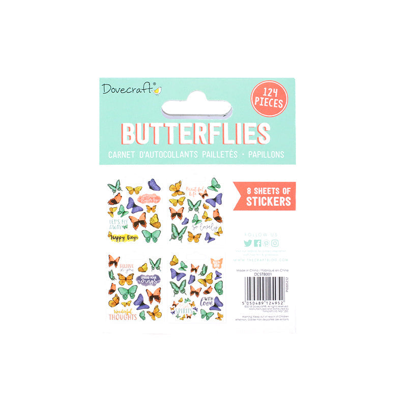 Dovecraft Sticker Book - Butterflies