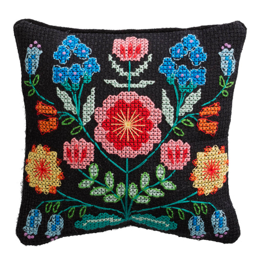 Maggie Magoo Counted Cross Stitch Kit Pin Cushion Folk
