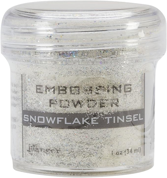 Ranger Embossing Powder-Snowflake Tinsel