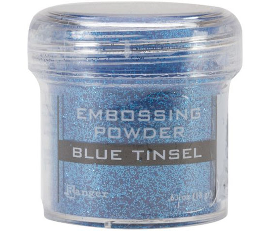 Ranger Embossing Powder-Blue Tinsel